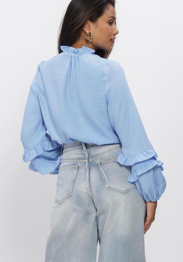 YDENCE Dames Blouses Blouse Jacky Lichtblauw - Foto 3
