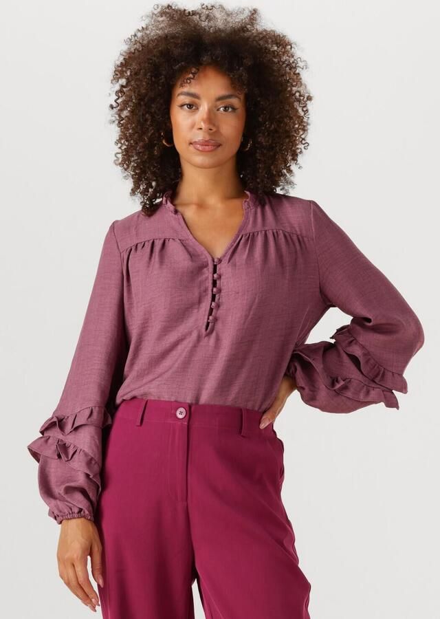 YDENCE Dames Blouses Blouse Jacky Paars - Foto 4