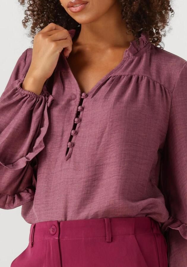 YDENCE Dames Blouses Blouse Jacky Paars - Foto 3