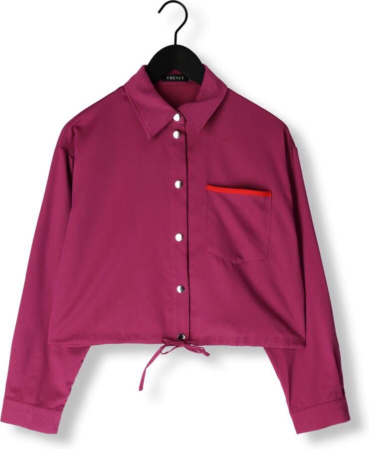 YDENCE Dames Blouses Blouse Kess Paars
