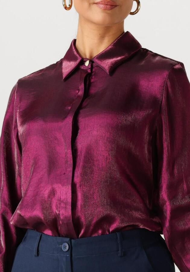 YDENCE Dames Blouses Blouse Lindsey Paars