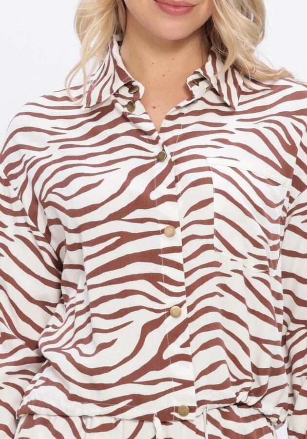 YDENCE Dames Blouses Blouse Nielie Gebroken Wit - Foto 4