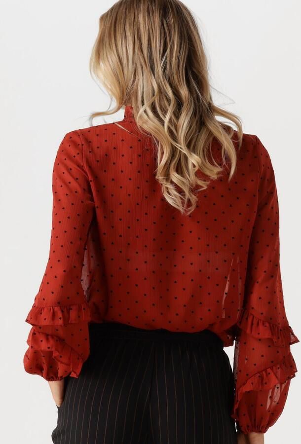 YDENCE Dames Blouses Blouse Nola Rood - Foto 3