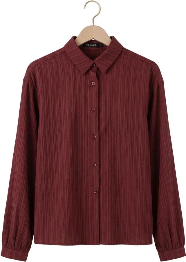 YDENCE Dames Blouses Blouse Quincy Bordeaux - Foto 2