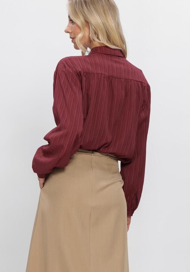 YDENCE Dames Blouses Blouse Quincy Bordeaux - Foto 4