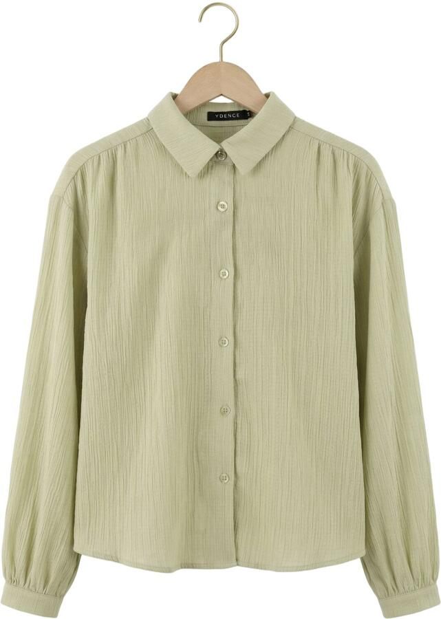 YDENCE Dames Blouses Blouse Quincy Groen - Foto 2