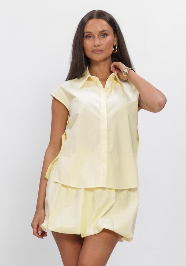 YDENCE Dames Blouses Blouse Sabrina Geel