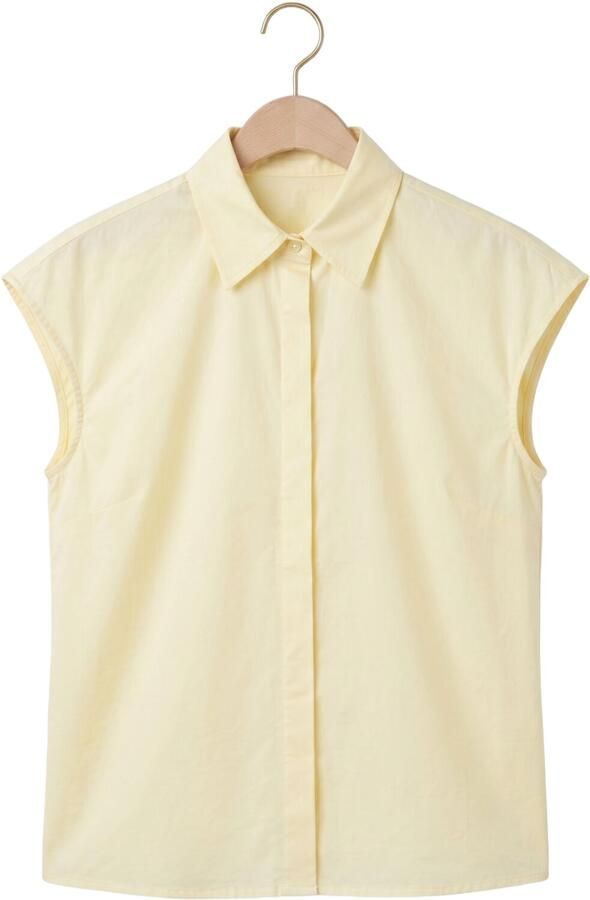 YDENCE Dames Blouses Blouse Sabrina Geel - Foto 4