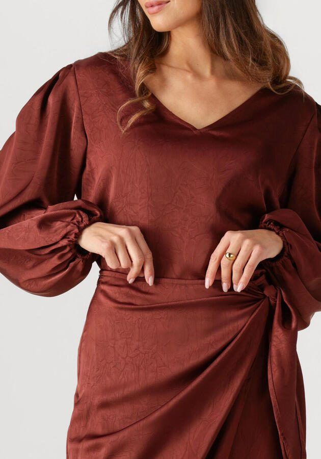 YDENCE Dames Blouses Top Nyma Bruin - Foto 3
