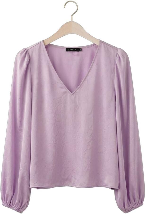 YDENCE Dames Blouses Top Nyma Lila - Foto 4