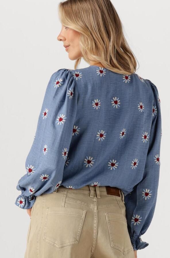 YDENCE Dames Blouses Top Philou Blauw - Foto 3