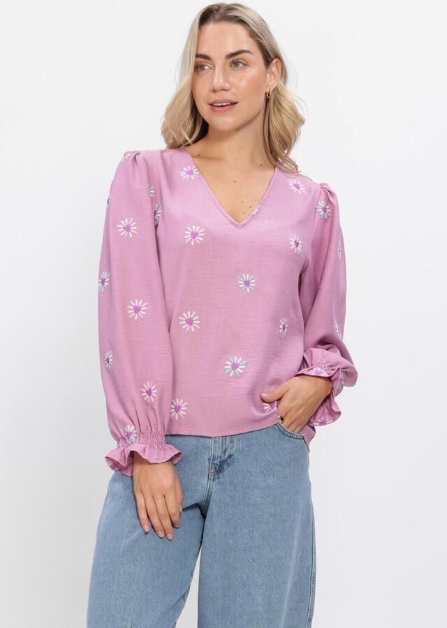 YDENCE Dames Blouses Top Philou Lila