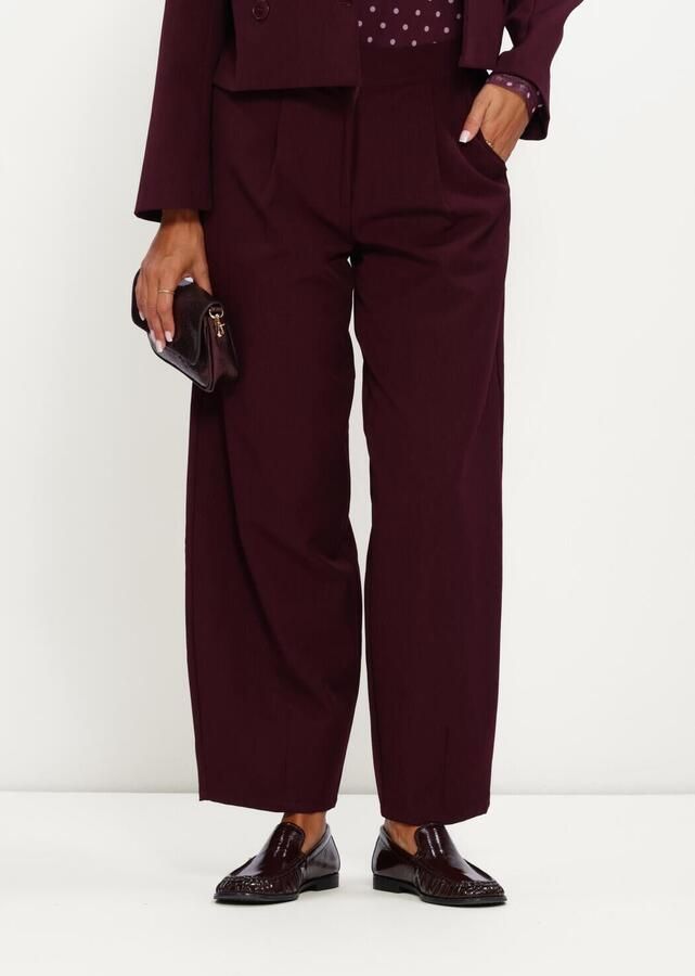 YDENCE Dames Broeken Pants Blythe Bordeaux