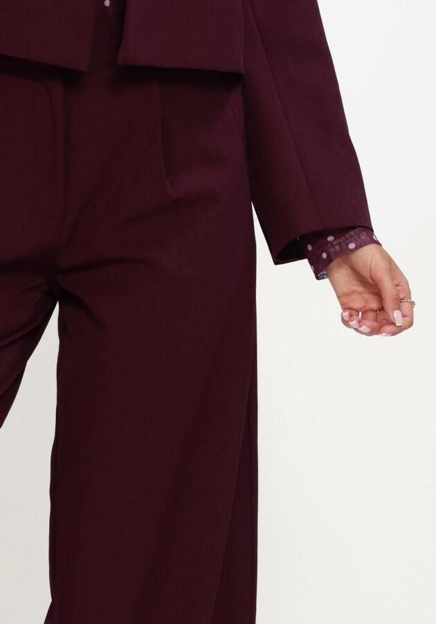 YDENCE Dames Broeken Pants Blythe Bordeaux - Foto 3