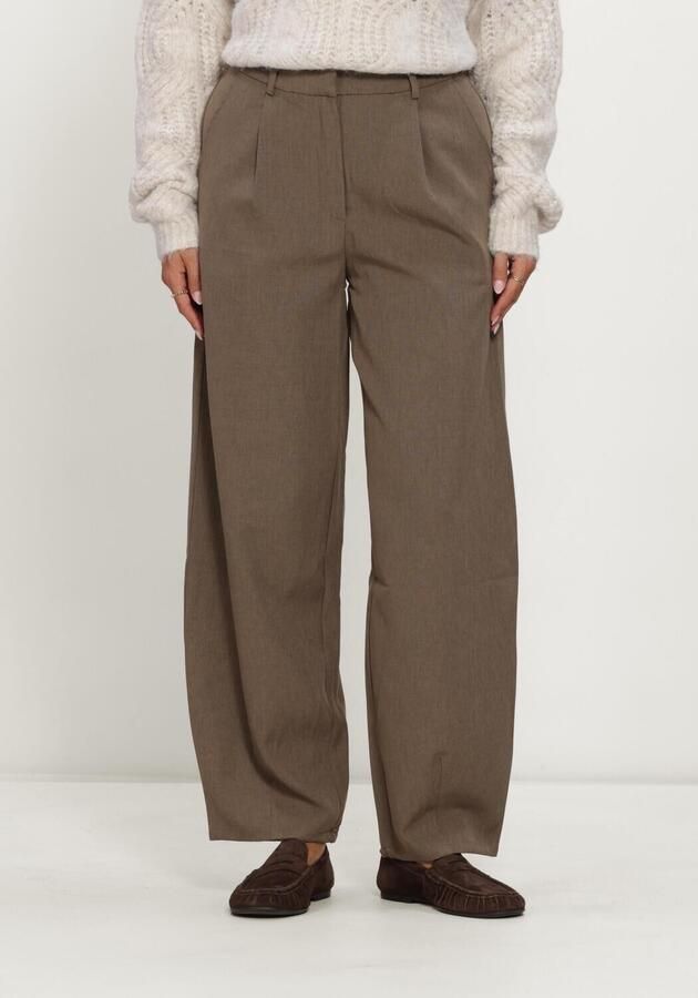 YDENCE Dames Broeken Pants Blythe Bruin