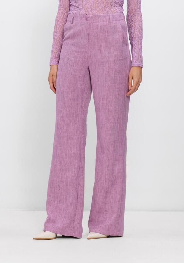 YDENCE Dames Broeken Pants Leona Tall Lila