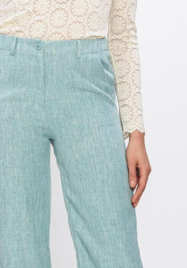 YDENCE Dames Broeken Pants Leona Tall Mint - Foto 3
