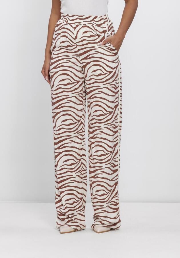YDENCE Dames Broeken Pants Lulu Tall Creme