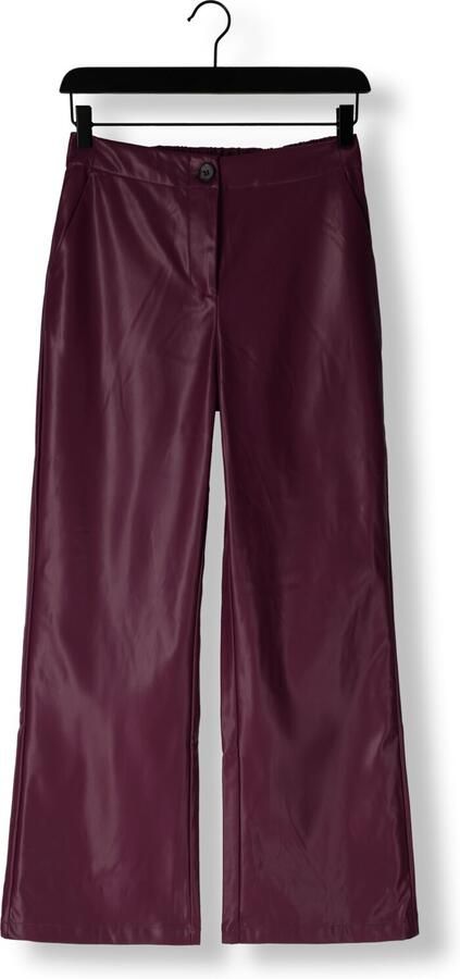 Ydence Aubergine Leatherlook Pants Marlee Purple Dames - Foto 2