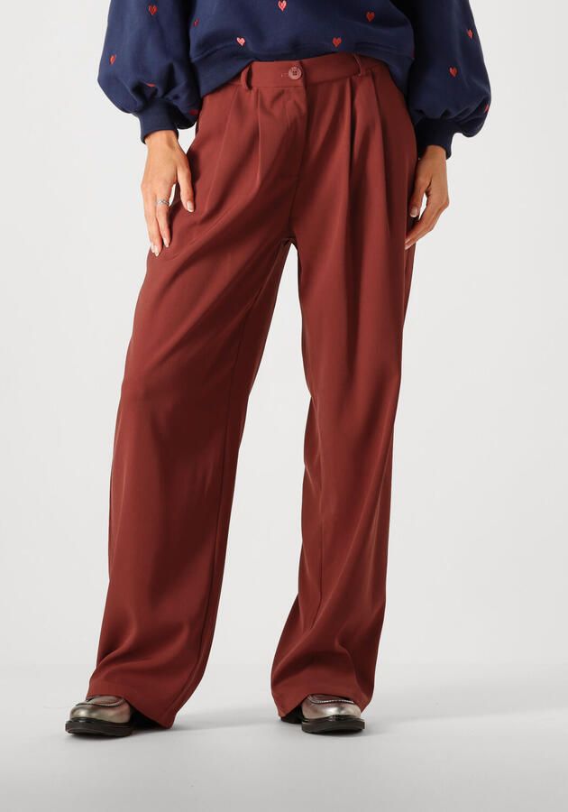 Ydence Elegante Roestkleurige Pantalon Phoebe Red Dames - Foto 3