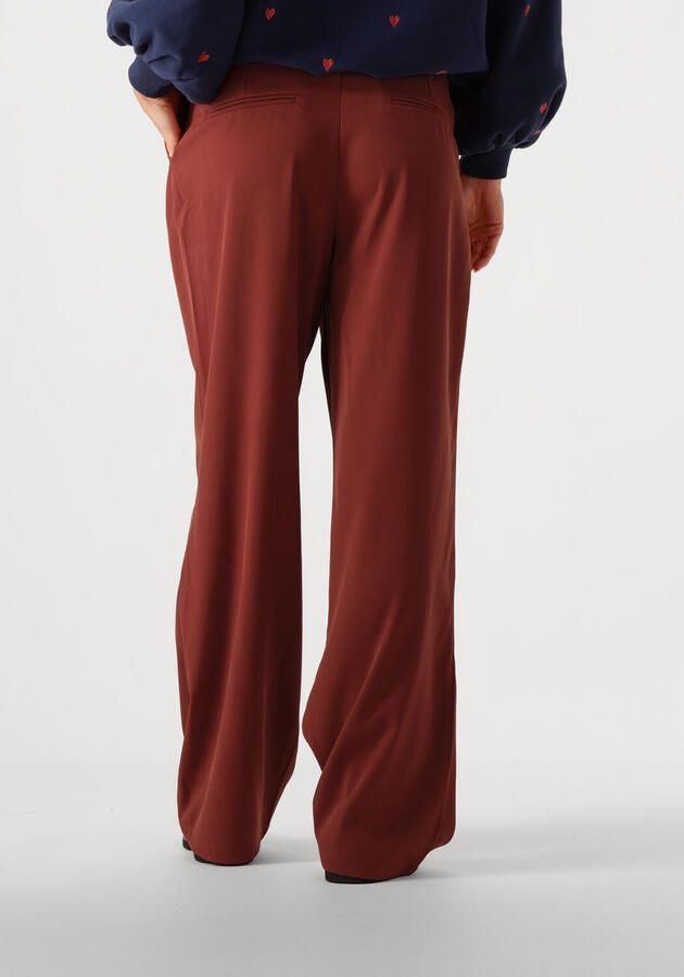 Ydence Elegante Roestkleurige Pantalon Phoebe Red Dames