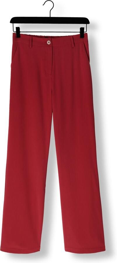 Ydence high waist wide leg pantalon Solange donkerrood - Foto 2