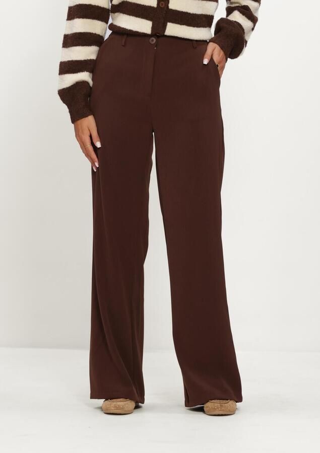 YDENCE Dames Broeken Pants Solange Bruin