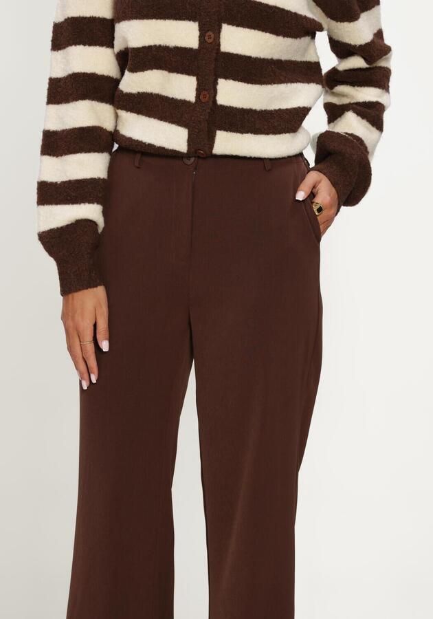 YDENCE Dames Broeken Pants Solange Bruin - Foto 3