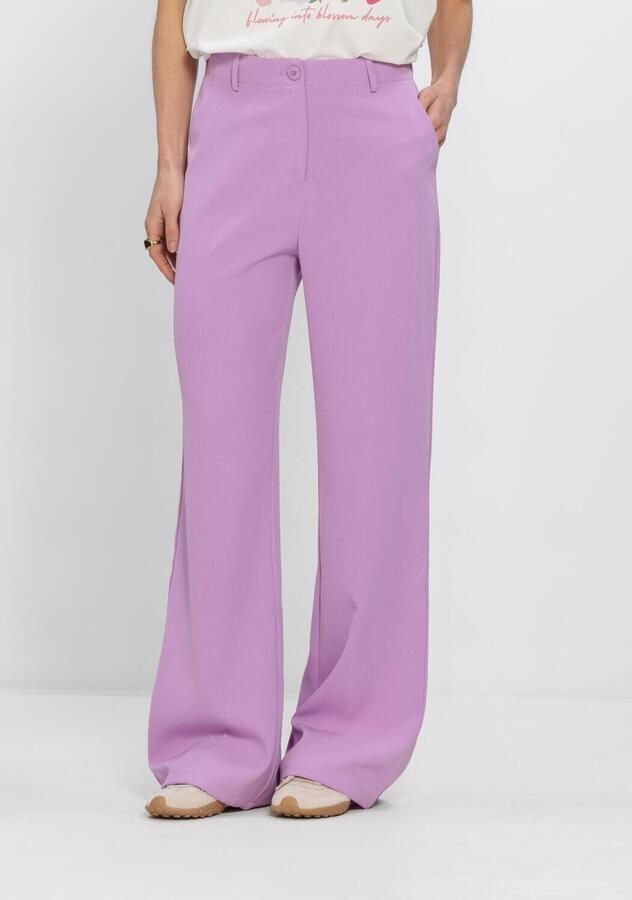 YDENCE Dames Broeken Pants Solange Lila