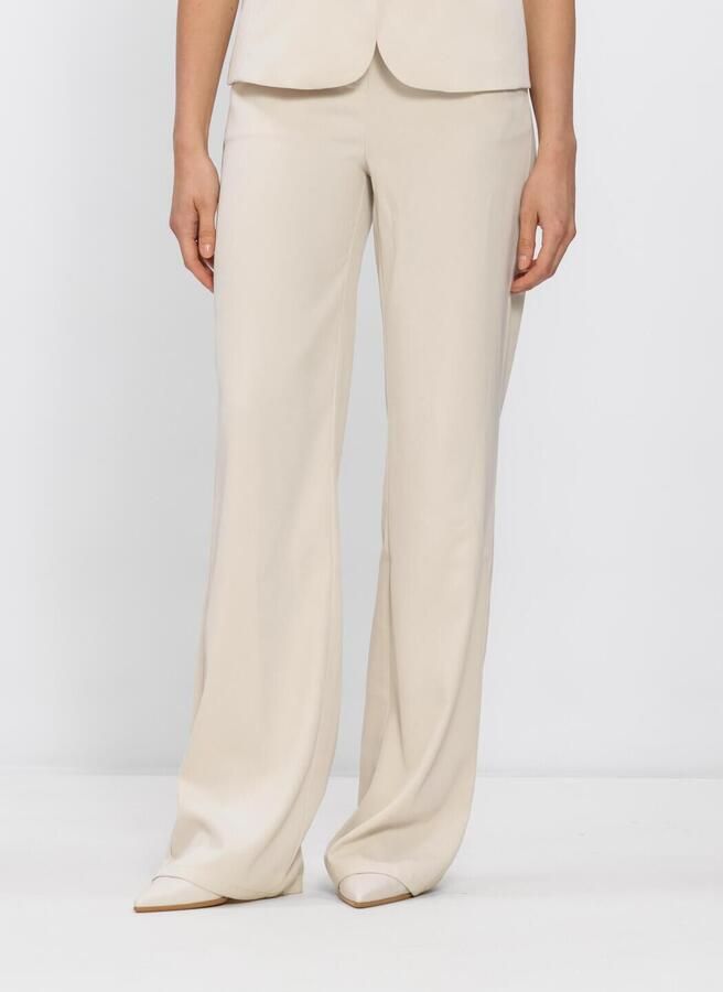 YDENCE Dames Broeken Pants Solange Tall Beige