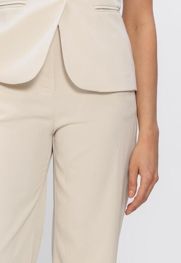 YDENCE Dames Broeken Pants Solange Tall Beige - Foto 3