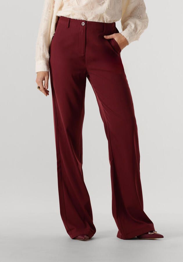 YDENCE Dames Broeken Pants Solange Tall Bordeaux TALL