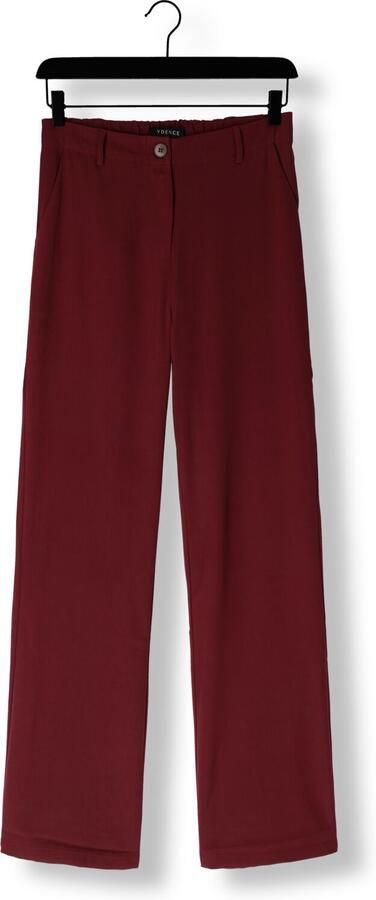 YDENCE Dames Broeken Pants Solange Tall Bordeaux TALL - Foto 4