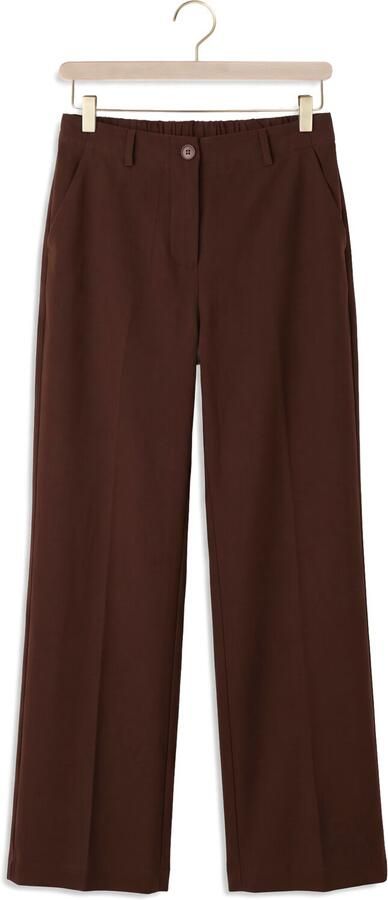 YDENCE Dames Broeken Pants Solange Tall Bruin - Foto 4