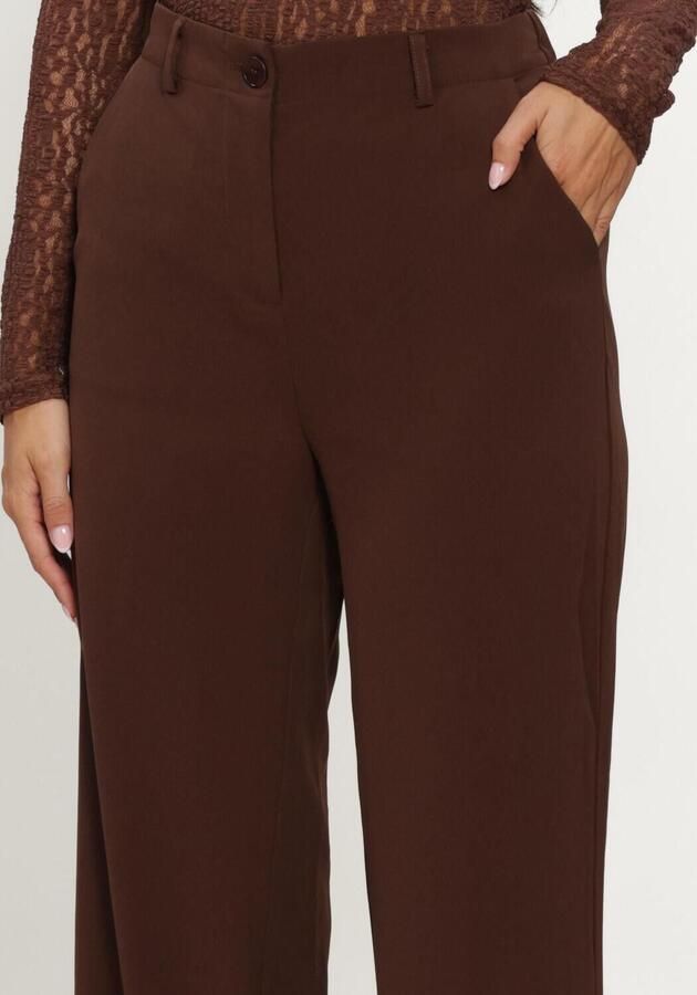 YDENCE Dames Broeken Pants Solange Tall Bruin - Foto 3