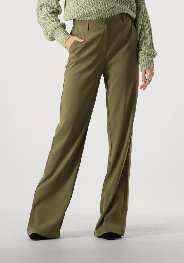 YDENCE Dames Broeken Pants Solange Tall Groen - Foto 4