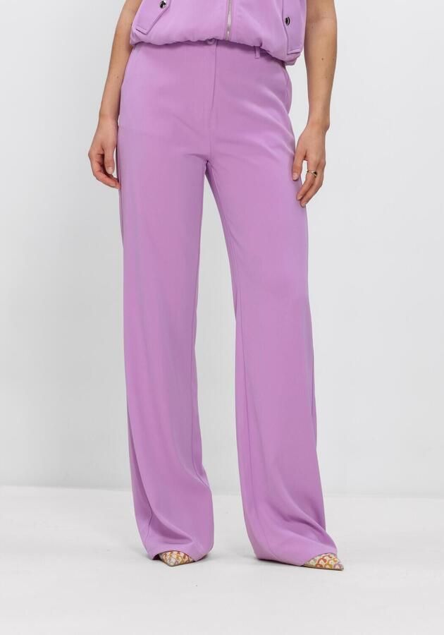 YDENCE Dames Broeken Pants Solange Tall Paars