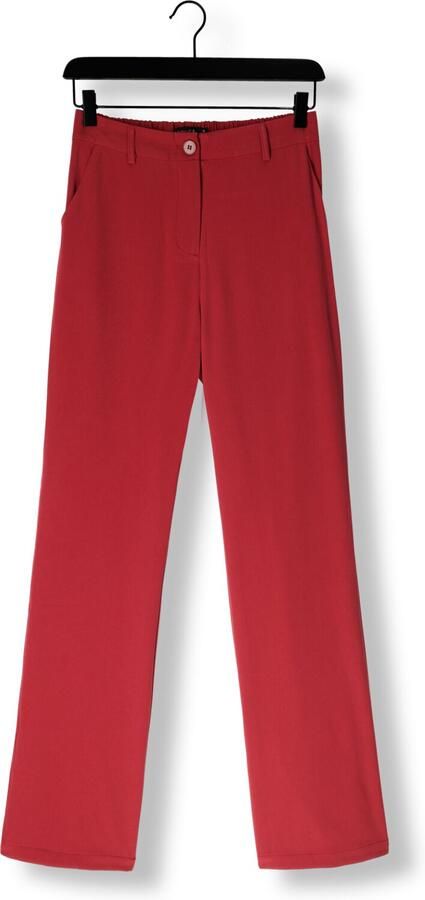 Ydence high waist wide leg pantalon Solange Tall donkerrood - Foto 2