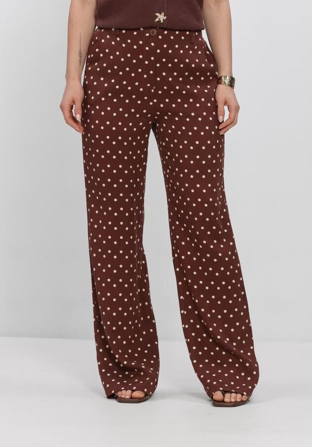YDENCE Dames Broeken Pants Stacey Bruin