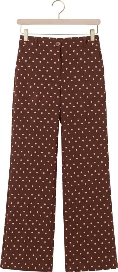 YDENCE Dames Broeken Pants Stacey Bruin - Foto 4