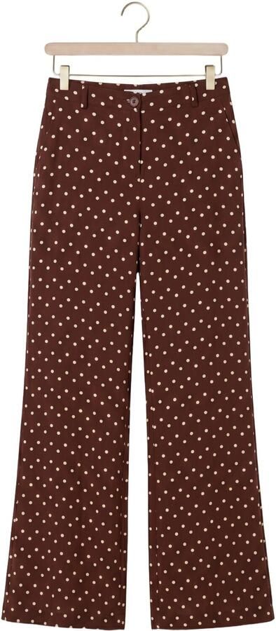 YDENCE Dames Broeken Pants Stacey Tall Bruin - Foto 4