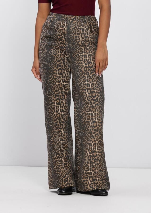YDENCE Dames Broeken Pants Valesca Bruin