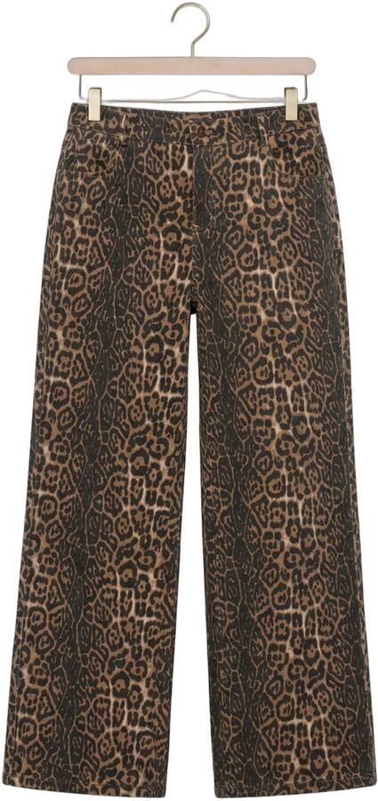 YDENCE Dames Broeken Pants Valesca Bruin - Foto 4