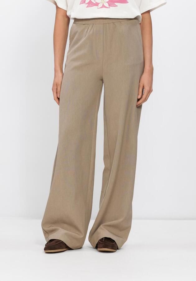 YDENCE Dames Broeken Pants Yade Tall Zand