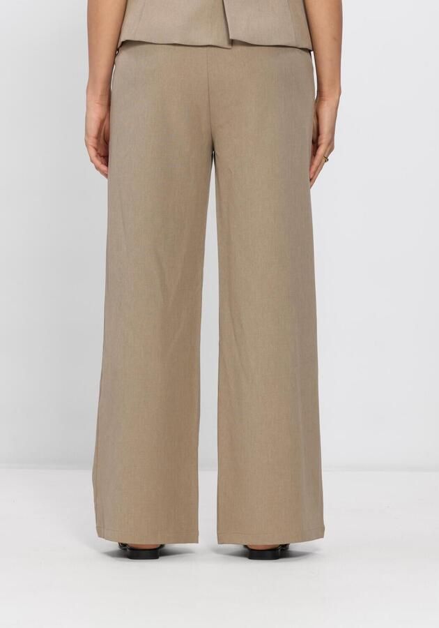 Ydence straight high waist casual broek beige - Foto 2