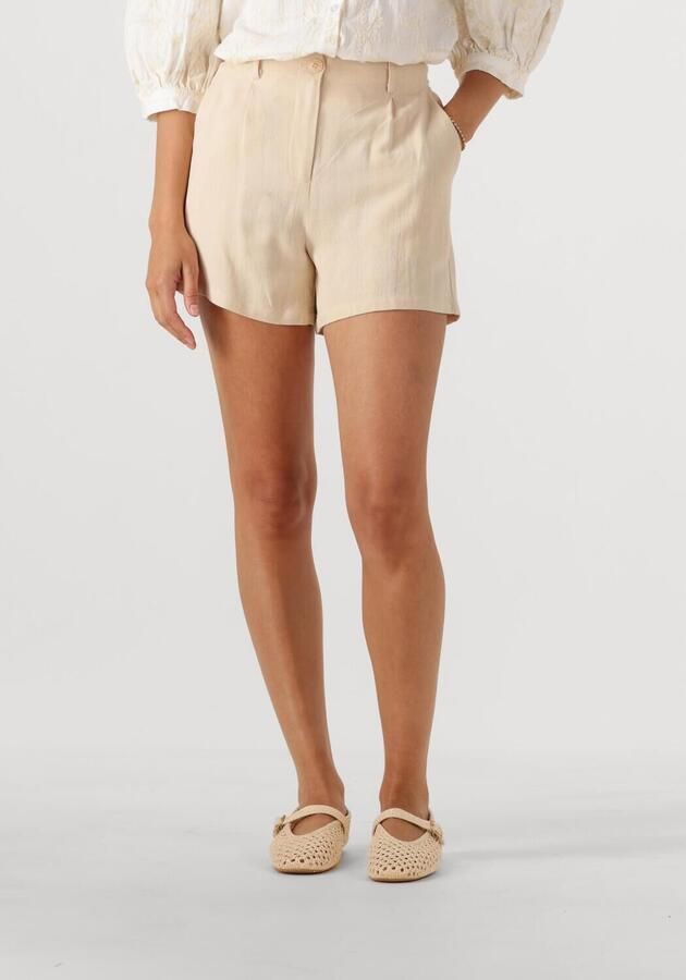 YDENCE Dames Broeken Short Anita Beige - Foto 4