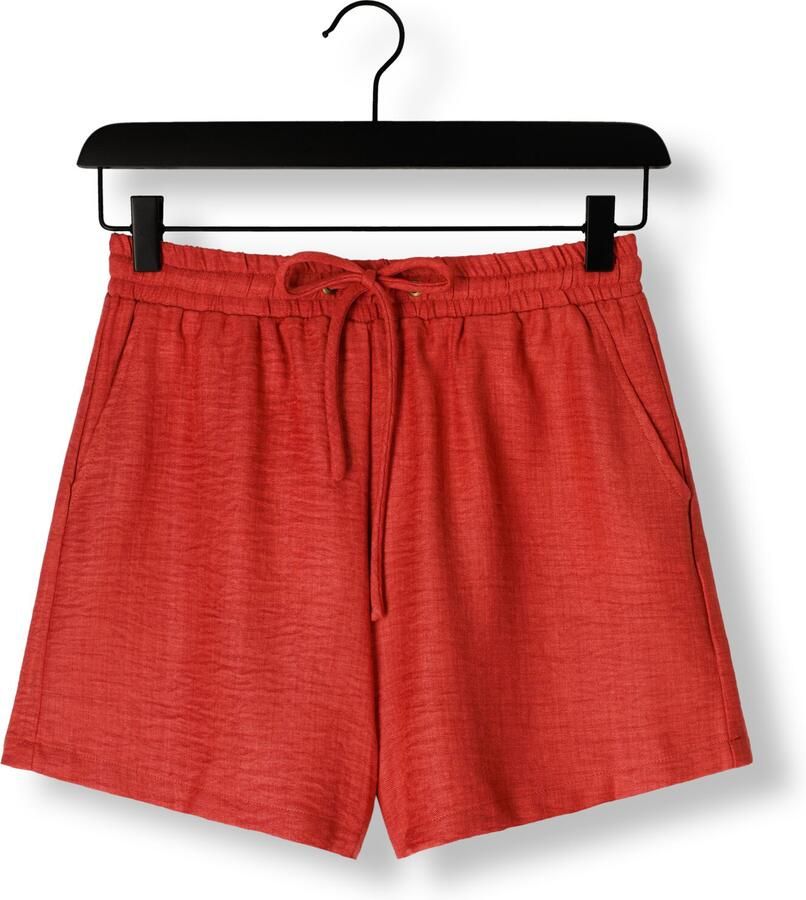 Ydence wide leg regular waist casual short rood