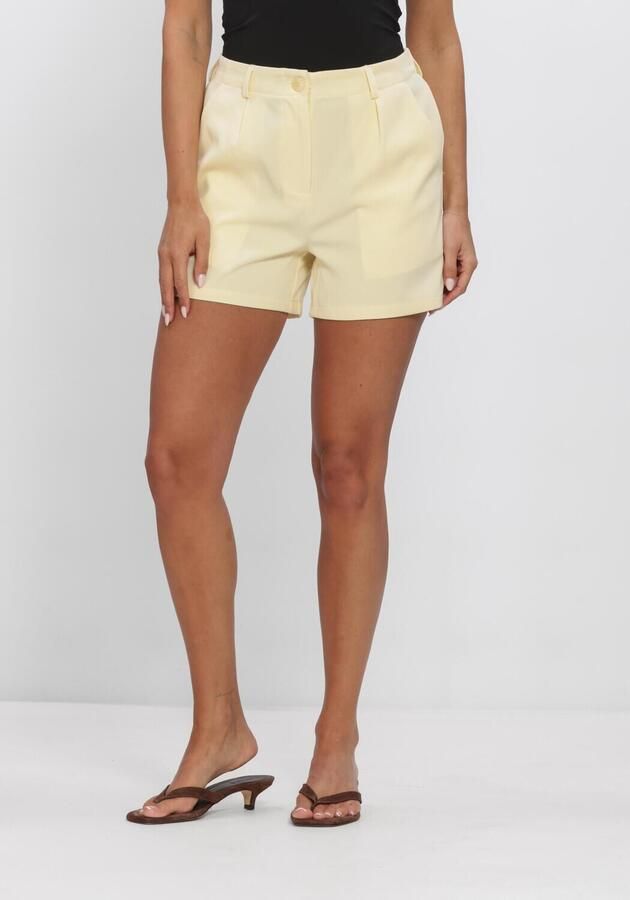 YDENCE Dames Broeken Short Jenny Geel