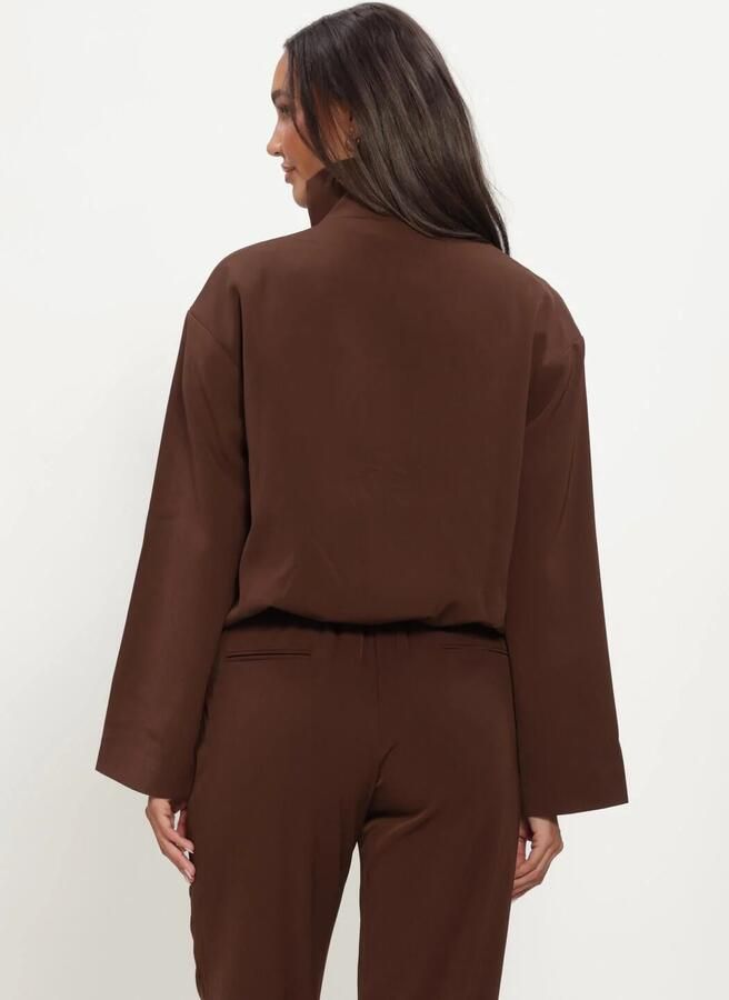 YDENCE Dames Jassen Jacket Davis Bruin - Foto 3