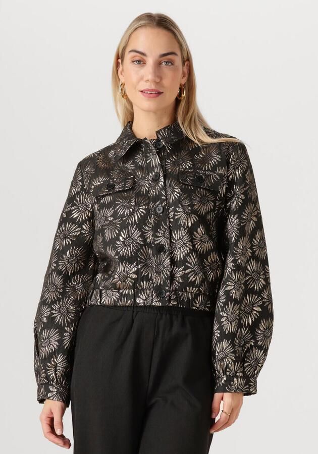 YDENCE Dames Jassen Jacket Floria Zwart - Foto 4